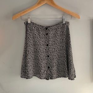 Floral Mini Skirt
